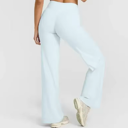High-Waist Flare Fitness Pants – Sculpt & Comfort
