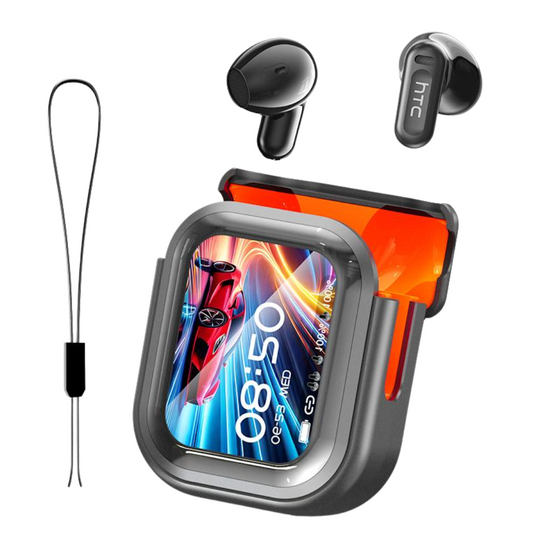 Hybrid Smartwatch with Built-in Bluetooth Earbuds – All-in-One Wearable